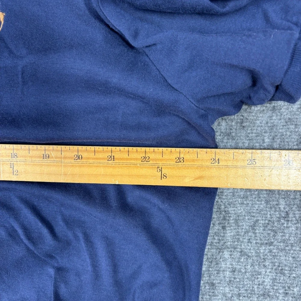 Polo Ralph Lauren Mens XL Custom Slim Fit Navy Blue flesh pony Polo Shirt